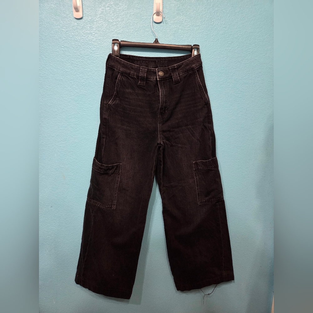 American Eagle Outfitters High Rise Black Jeans Modern Fit